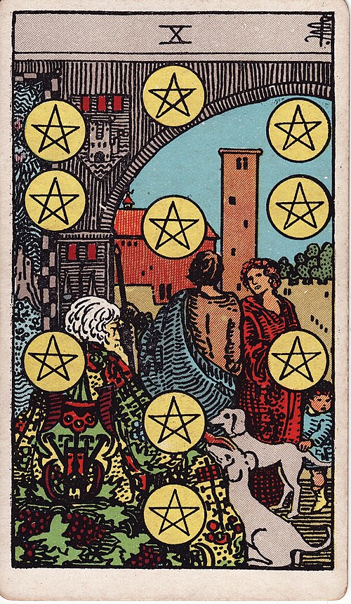 Ten of Pentacles tarot card
